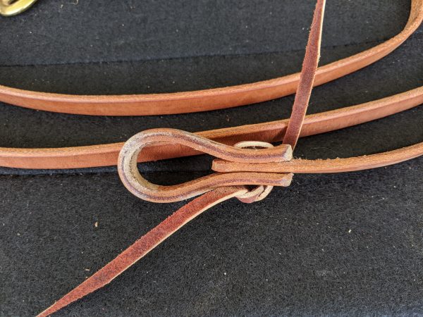 8 foot Leather Loop Reins (One Piece) - Image 3