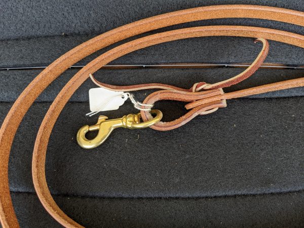 8 foot Leather Loop Reins (One Piece) - Image 2