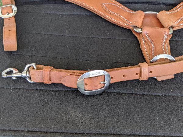 Wide Leather Breast Collar - Image 2