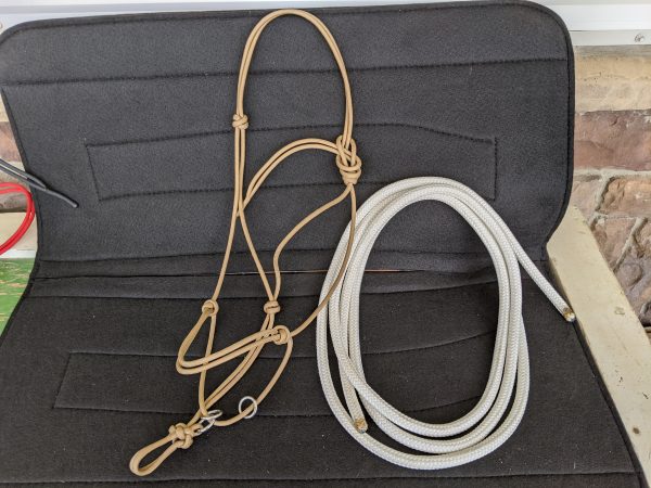 Soft Touch Schooling Halter with Horseman's Rope (Combo)