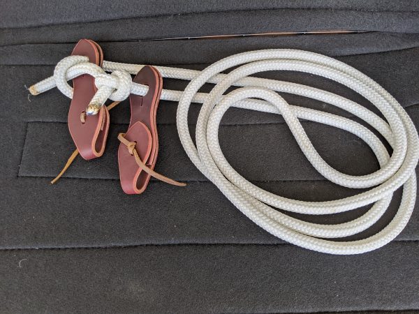 Soft Touch Rope Rein with Slobber Straps