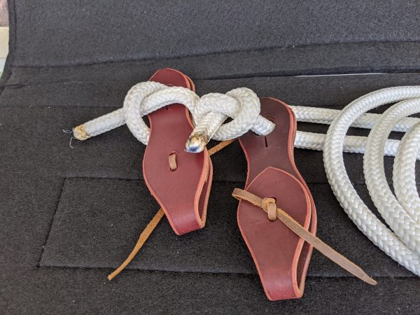 Soft Touch Rope Rein with Slobber Straps - Image 2