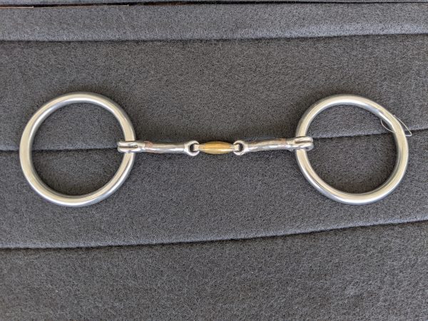 O-Ring Snaffle Bit with Curb Strap